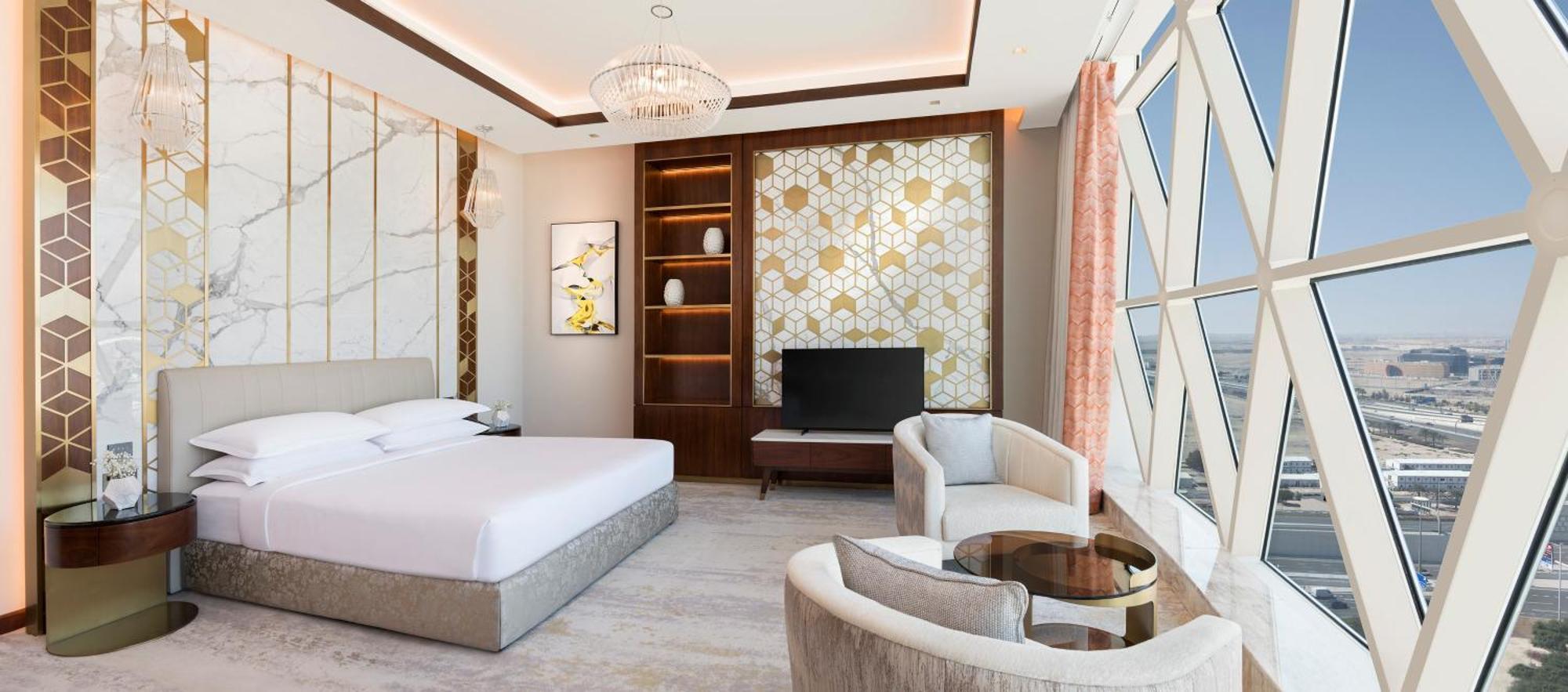 Velero Hotel Doha Lusail Zewnętrze zdjęcie A bedroom at the hotel