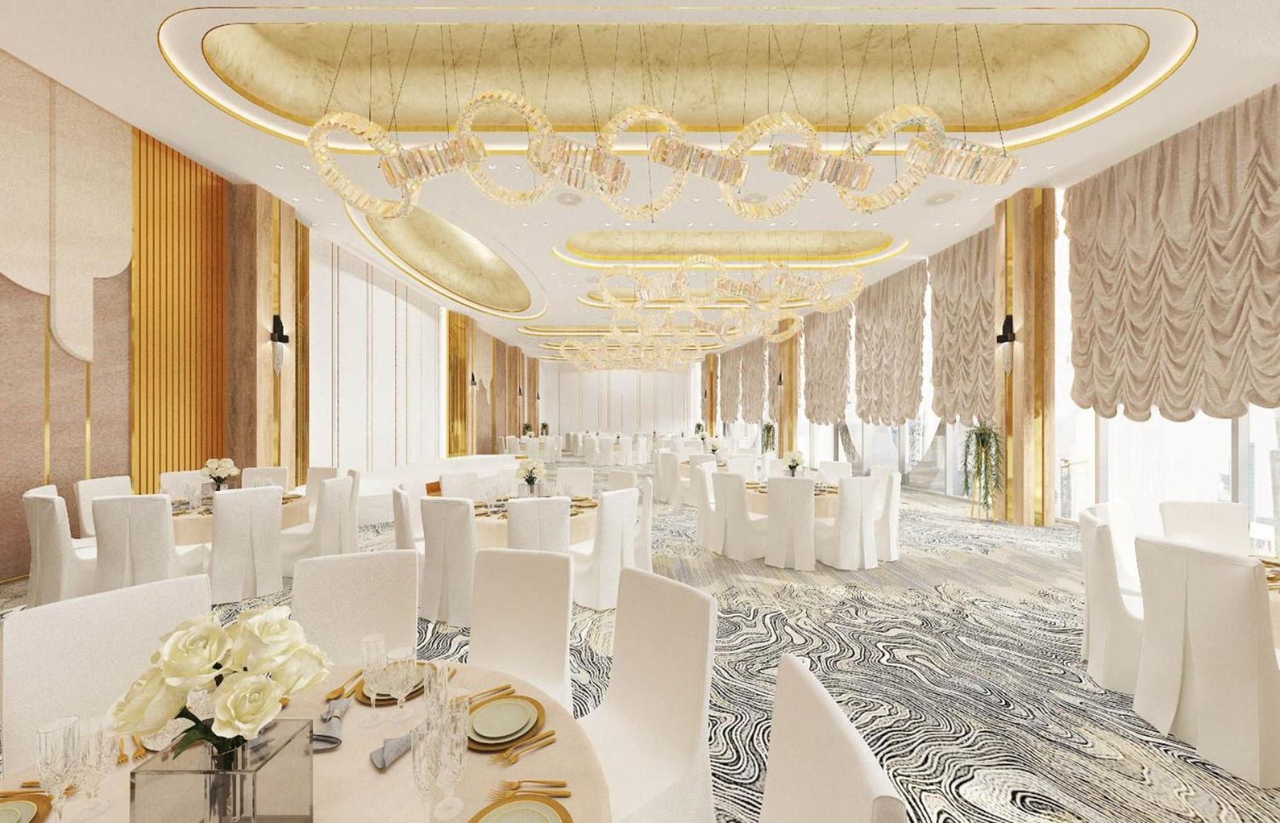 Velero Hotel Doha Lusail Zewnętrze zdjęcie The interior of the restaurant